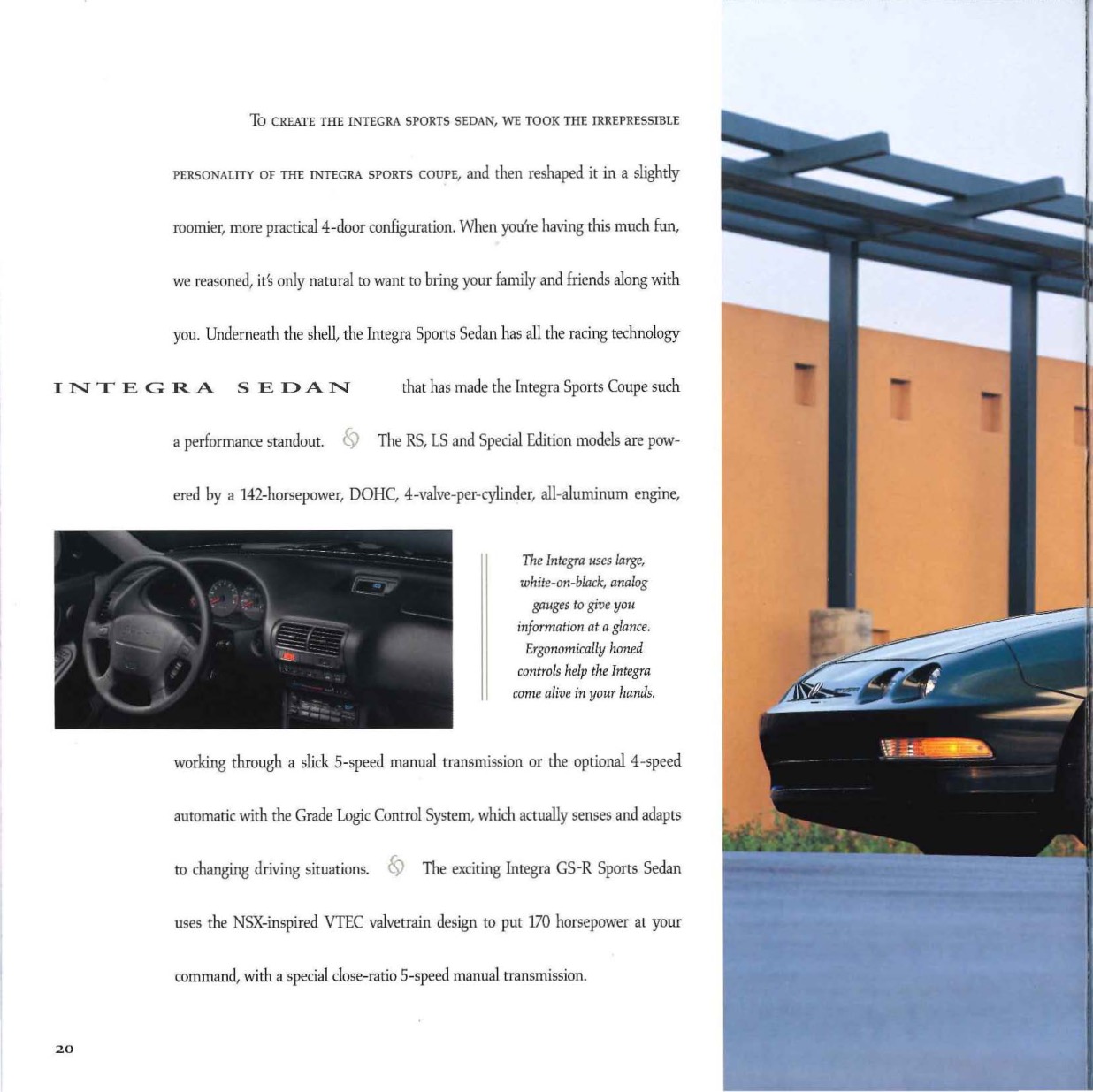 1995 Acura Brochure Page 3